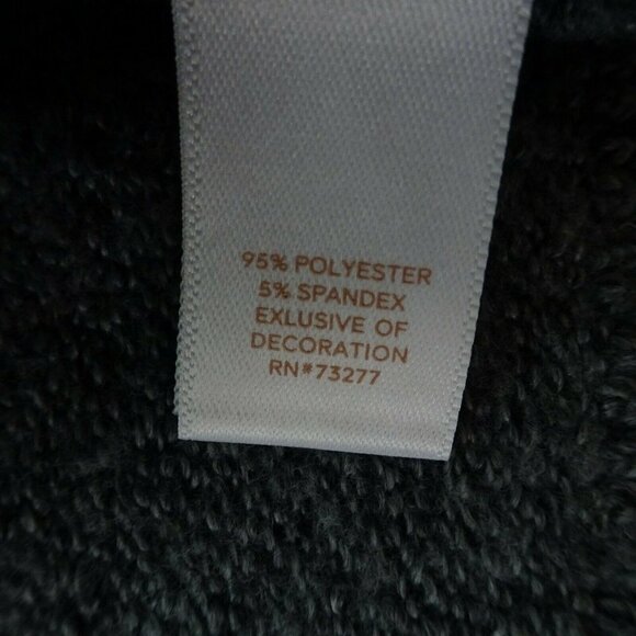 LC Lauren Conrad Women's Sweater KISS Me Ugly Christmas Sweater Gray NWT 2XL - Picture 9 of 12